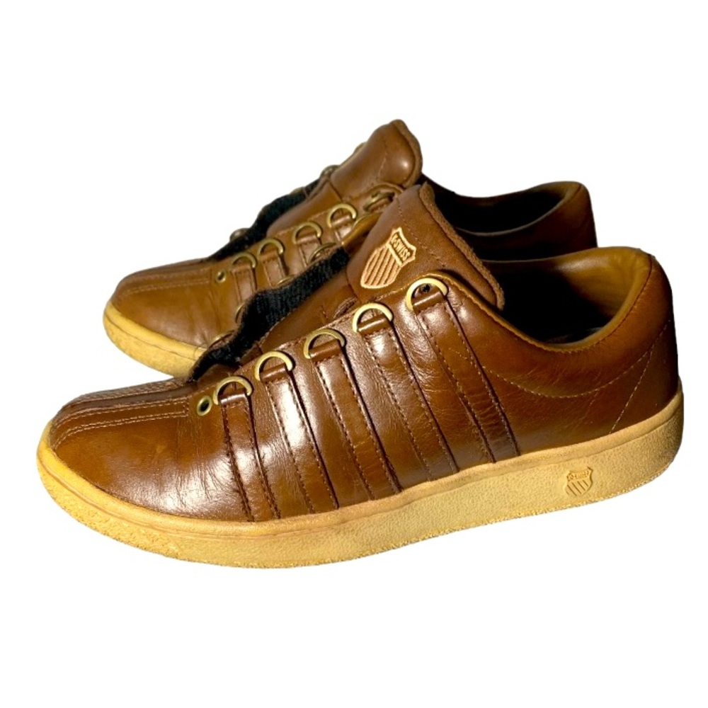 K-Swiss Women’s Brown Leather Shoes Vintage Size 7.5